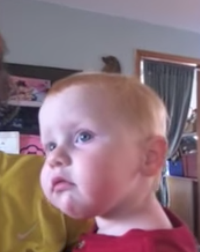 Toddler saying No